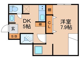 ハイム第６平和台の物件間取画像